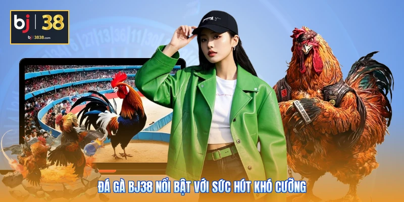 Đá gà BJ38 nổi bật với sức hút khó cưỡng