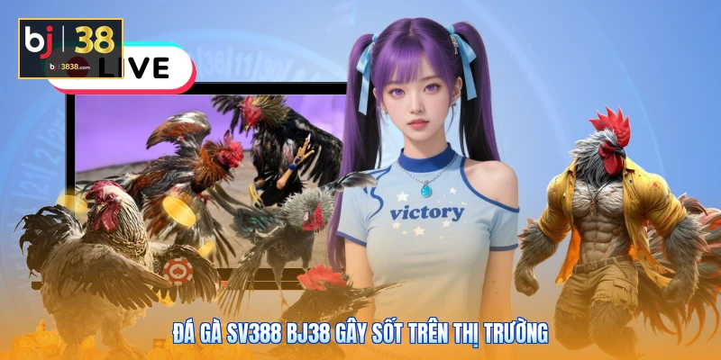 Đá gà SV388 BJ38 gây sốt trên thị trường