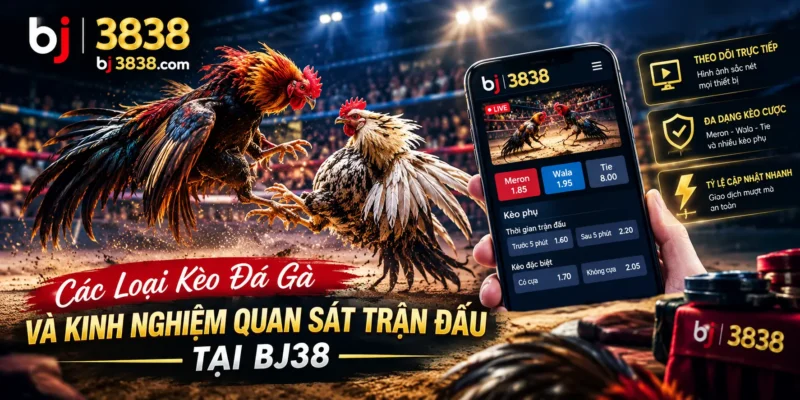 Các Loại Kèo Đá Gà - Kinh Nghiệm Quan Sát Trận Đấu Tại BJ38 3 Kèo thường gặp: Wala - Meron - Tie